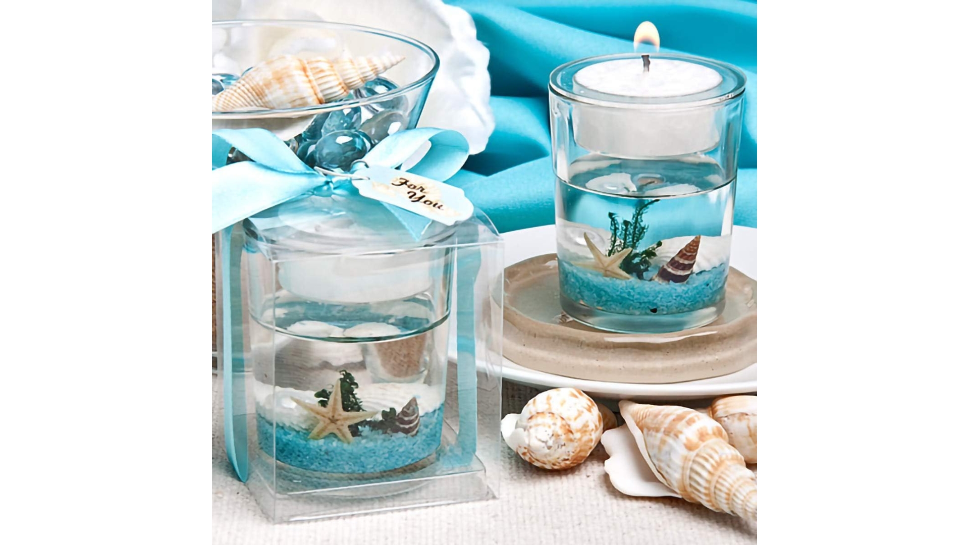 beach themed candle